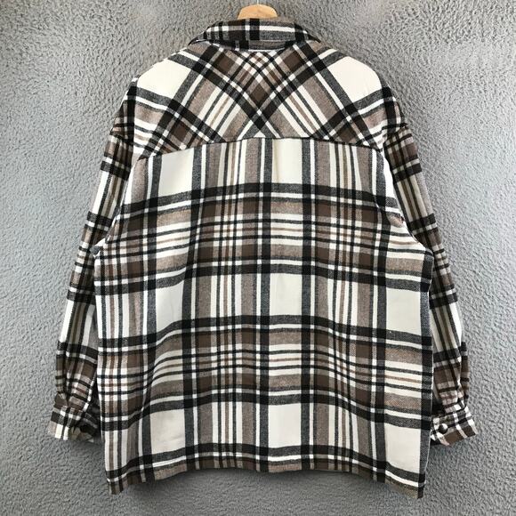 New HFX women's shirt jacket  relaxed fit drop shoulder pockets size S - Picture 2 of 10